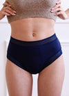 culotte menstruelle bleu nuit dentelle