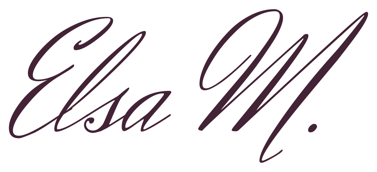 Elsa M. signature